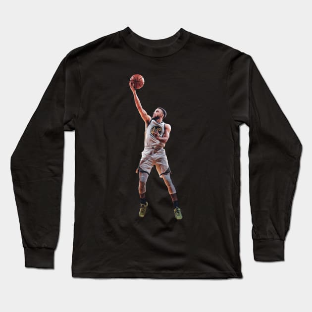 Steph Curry Long Sleeve T-Shirt by Jablo